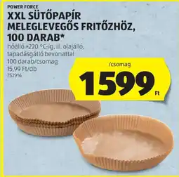 ALDI XXL sütőpapír meleglevegős fritőzhöz ajánlat