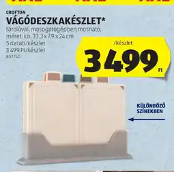 ALDI Crofton vágódeszkakészlet ajánlat