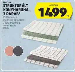 ALDI Crofton strukturált konyharuha ajánlat