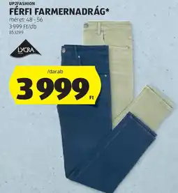 ALDI Up2fashion férfi farmernadrág ajánlat