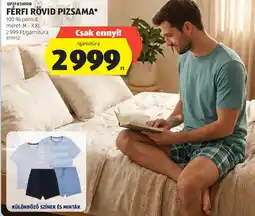 ALDI Férfi rövid pizsama ajánlat