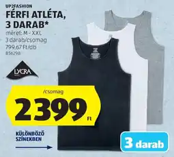 ALDI Up2fashion férfi atléta ajánlat