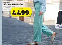 ALDI Női nyári nadrág ajánlat