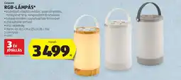 ALDI RGB-lámpás ajánlat
