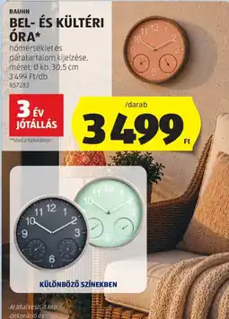 ALDI Bel- és kültéri óra ajánlat