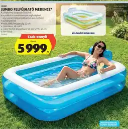 ALDI Jumbo felfújható medence ajánlat