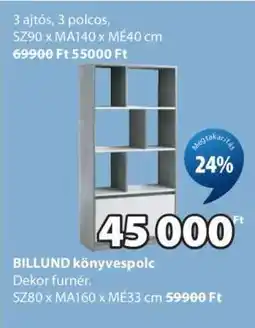 JYSK BILLUND KÖNYVESPOLC ajánlat