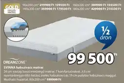 JYSK DREAMZONE SVINNA habszivacs matrac ajánlat