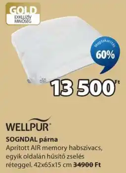 JYSK WELLPUR SOGNDAL párna ajánlat