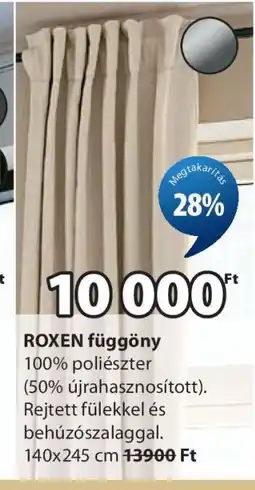 JYSK ROXEN függöny ajánlat