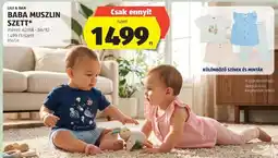 ALDI Lily & Dan Baba Muszlin Szett ajánlat