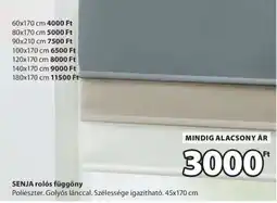 JYSK SENJA ROLÓS FÜGGÖNY ajánlat