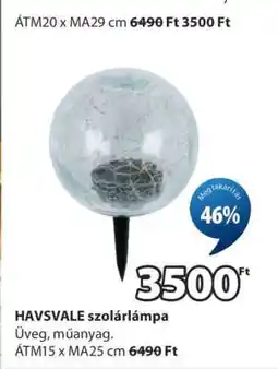 JYSK HAVSVALE SZOLÁRLÁMPA ajánlat