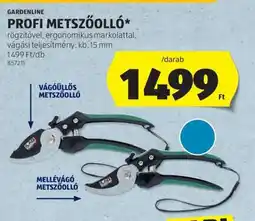 ALDI GARDENLINE PROFI METSZŐOLLÓ ajánlat