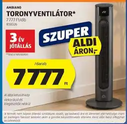 ALDI Ambiano Toronyventilátor ajánlat