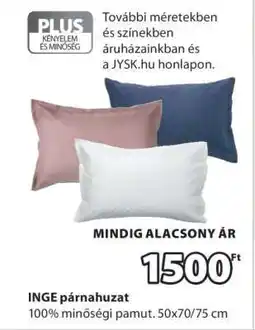 JYSK INGE PÁRNAHUZAT ajánlat