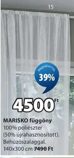 JYSK MARISKO FÜGGÖNY ajánlat