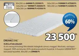 JYSK DREAMZONE KJELLA fekvőbetét ajánlat