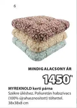 JYSK MYREKNOLD kerti párna ajánlat