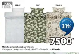 JYSK FLANEL ÁGYNEMŰHUZAT-GARNITÚRÁK ajánlat