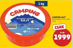 PENNY Camping sajt ajánlat