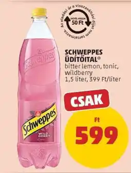 PENNY Schweppes Üdítőital ajánlat