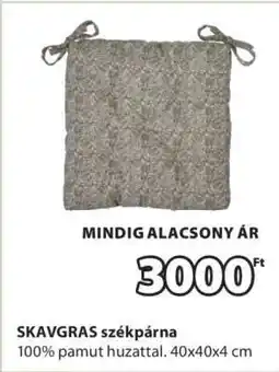 JYSK SKAVGRAS székpárna ajánlat