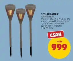 PENNY Szolár Lámpa ajánlat