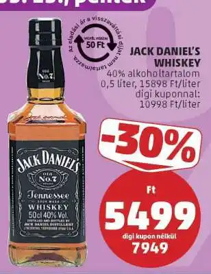 PENNY JACK DANIEL'S Whiskey ajánlat