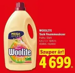 Lidl WOOLITE ajánlat