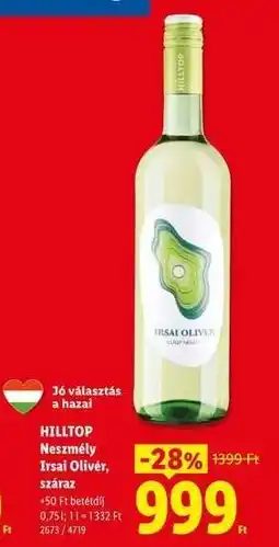 Lidl HILLTOP ajánlat