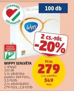 PENNY Wippy Szalvéta ajánlat