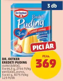 PENNY Dr. Oetker Eredeti Puding ajánlat