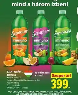 Lidl SZENTKIRÁLYI IMMUNO ajánlat
