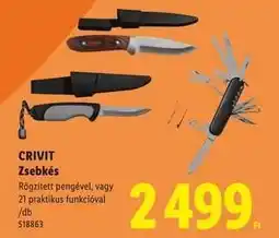 Lidl CRIVIT ajánlat