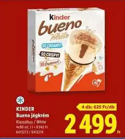 Lidl Kinder Bueno jégkrém ajánlat