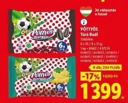 Lidl PÖTTYÖS Túró Rudi ajánlat