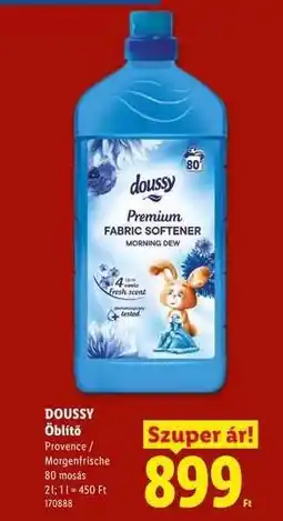 Lidl Doussy Öblítő ajánlat