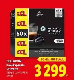 Lidl BELLAROM Kávékapszula Ristretto ajánlat