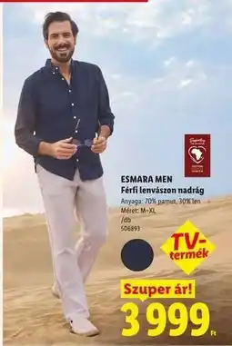 Lidl ESMARA MEN ajánlat
