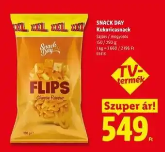 Lidl SNACK DAY Kukoricasnack ajánlat