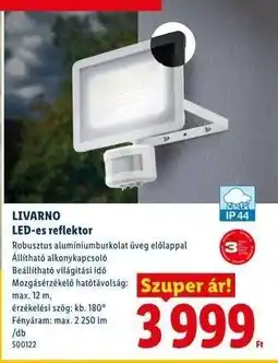 Lidl LIVARNO LED-es reflektor ajánlat