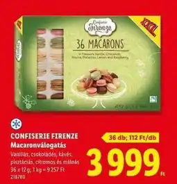 Lidl CONFISERIE FIRENZE Macaronválogatás ajánlat