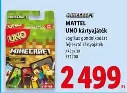 Lidl MATTEL UNO kártyajáték ajánlat