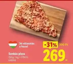 Lidl Sonkás pizza ajánlat