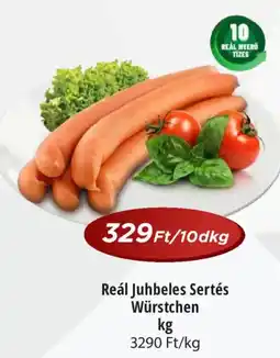 Real Reál Juhbeles Sertés Würstchen ajánlat
