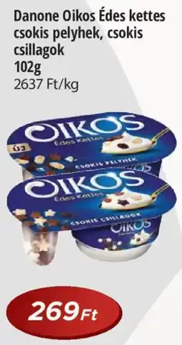 Real Danone Oikos Édes kettes csokis pelyhek, csokis csillagok ajánlat