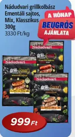 Real Nádudvari grillkolbász ajánlat