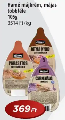 Real Hamé májkrém, májas ajánlat