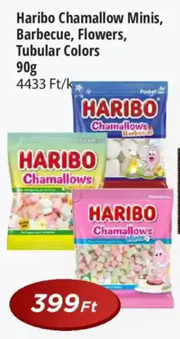 Real Haribo Chamallow Minis, Barbecue, Flowers, Tubular Colors ajánlat